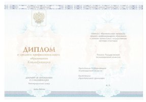 Диплом техникума 2014-2020 в Пензе
